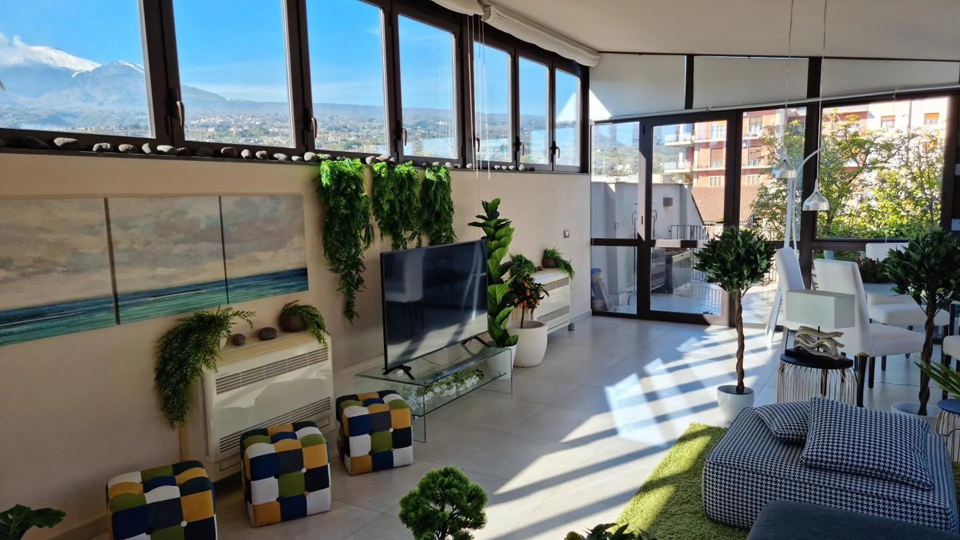 דירה ג'יארה Luxury Panoramic Loft With Heated Pool Near Catania, Taormina, The Sea And Mount Etna By Sicilian Relaxing Homes איטליה