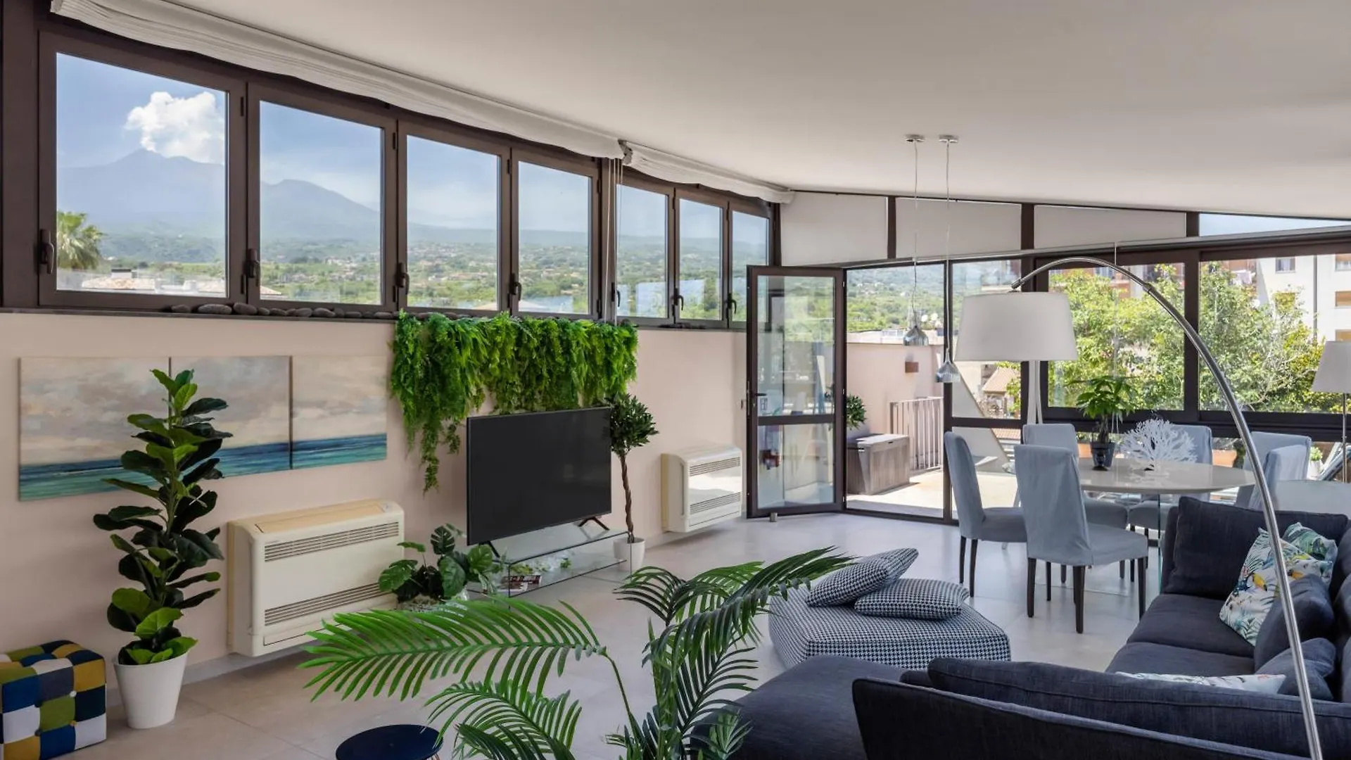 Luxury Panoramic Loft With Heated Pool Near Catania, Taormina, The Sea And Mount Etna By Sicilian Relaxing Homes Giarre