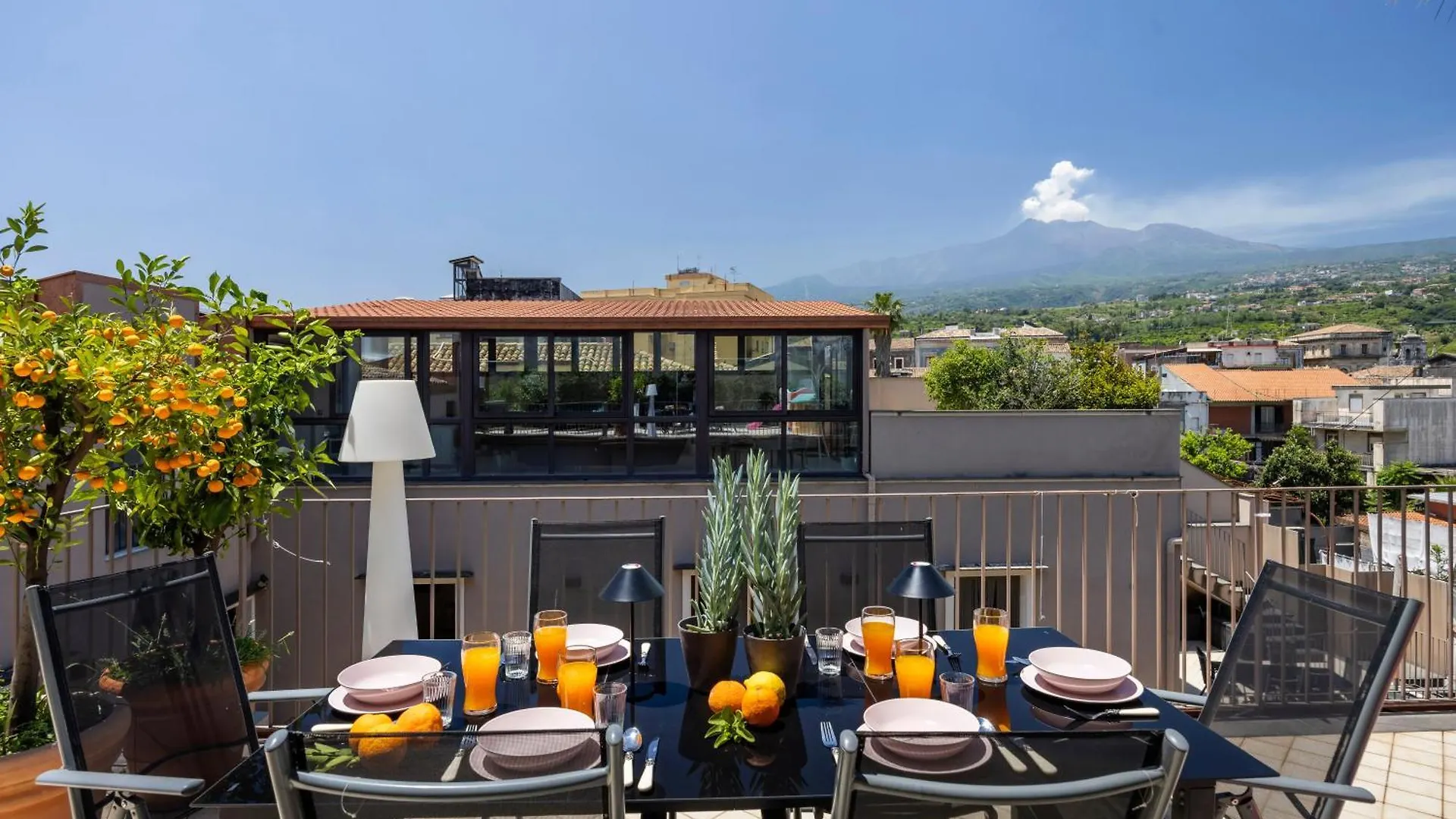 ג'יארה Luxury Panoramic Loft With Heated Pool Near Catania, Taormina, The Sea And Mount Etna By Sicilian Relaxing Homes